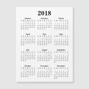 Blanco kalender 2018
