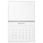 Blanco kalender 2026 (Jan 2026)