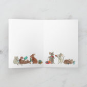 Blanco kerstfeestkaart kaart (Binnen)