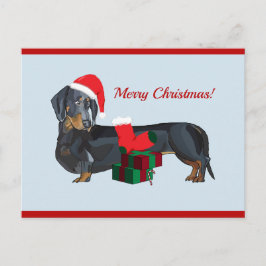 Blanco kerstmis met kerstmis briefkaart