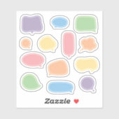 Blanco klare pasta-etiketten met specificaties voo sticker (Vel)