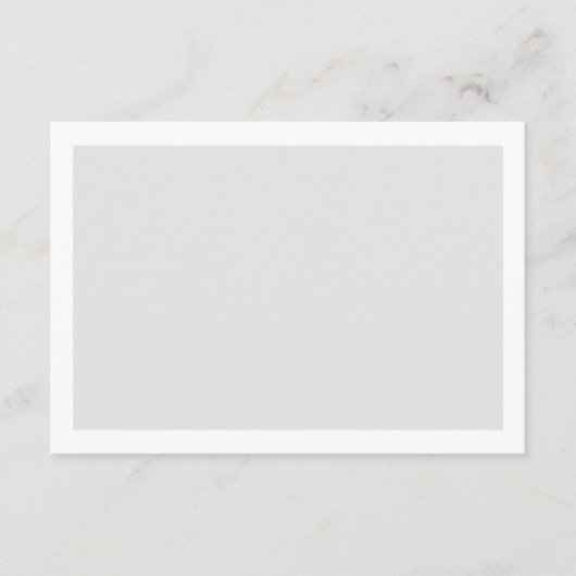 Blanco kleurenbruiloft advieskaart (Voorkant)