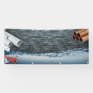 blanco loodgietersdienst spandoek