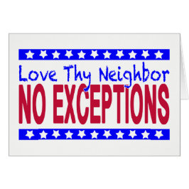 Blanco "Love Thy Bour NO EXCEPTIONS"
