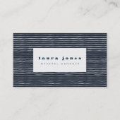 Blanco marineslepes vrouwen visitekaartje (Voorkant)