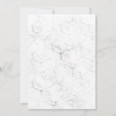 Blanco marmer Weddenschap Creëer Je eigen Kaart (Voorkant)