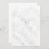 Blanco marmer Weddenschap Creëer Je eigen Kaart (Voorkant / Achterkant)