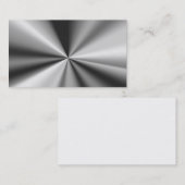 Blanco metallische Visitekaartjes (Voorkant / Achterkant)