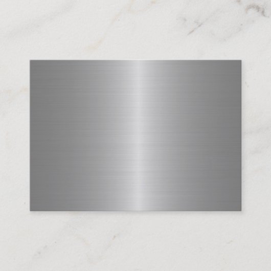 Blanco metallische Visitekaartjes (Voorkant)