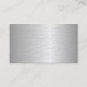 Blanco metallische Visitekaartjes (Voorkant)