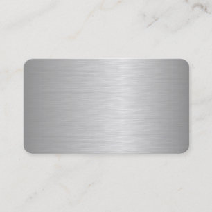 Blanco metallische Visitekaartjes