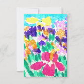 Blanco multicolor-uitnodigingen kaart (Voorkant)