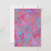 Blanco Neon Paint Splatter Invitation Kaart (Voorkant)