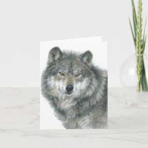 Blanco Notecard "Haunted Eyes" Originele Kunst Kaart