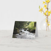 Blanco notiecards voor bossen en streamen kaart (Gele Bloem)