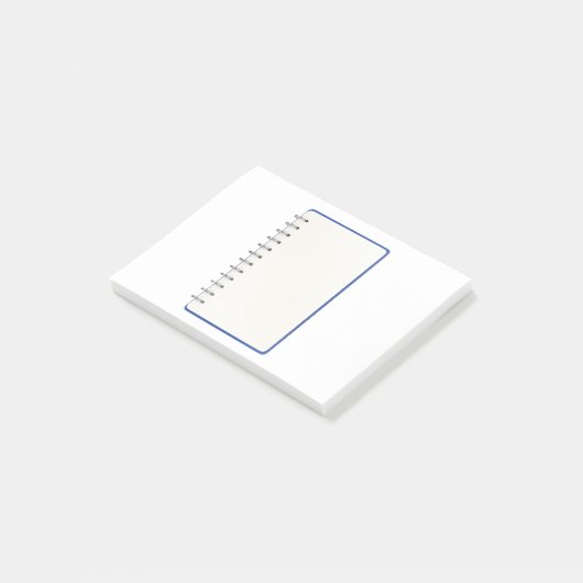 Blanco notitieboek post-it® notes (Schuin)