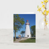 Blanco notitiekaart voor vuurtoren, 4 x 5,6 inch (Gele Bloem)