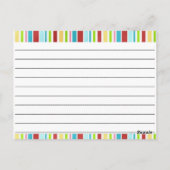 Blanco nuttige Kaarten strippen (Achterkant)