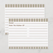 Blanco nuttige Kaarten strippen (Voorkant / Achterkant)