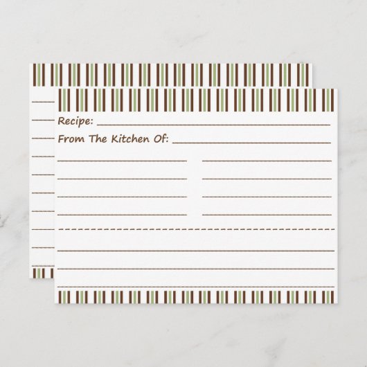 Blanco nuttige Kaarten strippen (Voorkant / Achterkant)