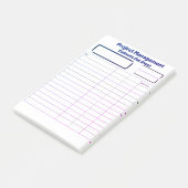 Blanco offerte-overzicht Post it notes (Schuin)