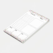 Blanco om Post-it® notes van lijst te doen (Schuin)