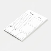Blanco om Post-it® notes van lijst te doen (Schuin)