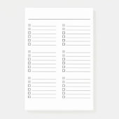 Blanco om Post-it® notes van lijst te doen (Voorkant)