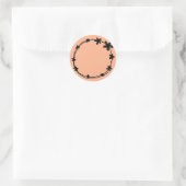 Blanco omhulde florale kruidenpot Sticker (Tas)