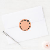 Blanco omhulde florale kruidenpot Sticker (Envelop)