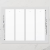 Blanco ontwerp uw eigen Bladwijzer Sjabloon (Voorkant)