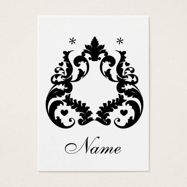 Blanco oorkaarten visitekaartjes (Voorkant)