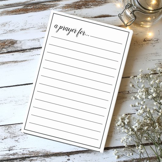 Blanco oorlogskamer - gebeden post-it® notes