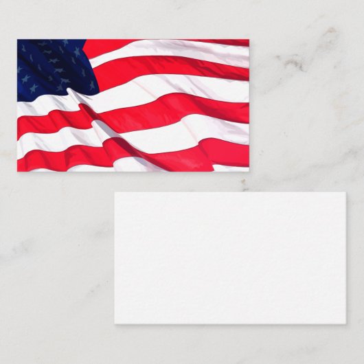 Blanco op Amerikaanse achterbanden en strepen op v Visitekaartje (Voorkant / Achterkant)