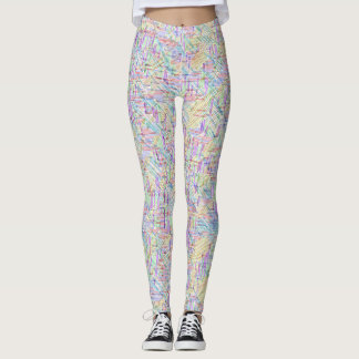 Blanco opgelost woord zoeken puzzel leggings