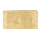 Blanco  oud papier etiket (Voorkant)
