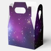 Blanco Paarse galaxy Cluster Celestial Bedankdoosjes (Geopend)