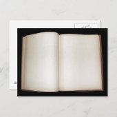 Blanco pagina's briefkaart (Voorkant / Achterkant)