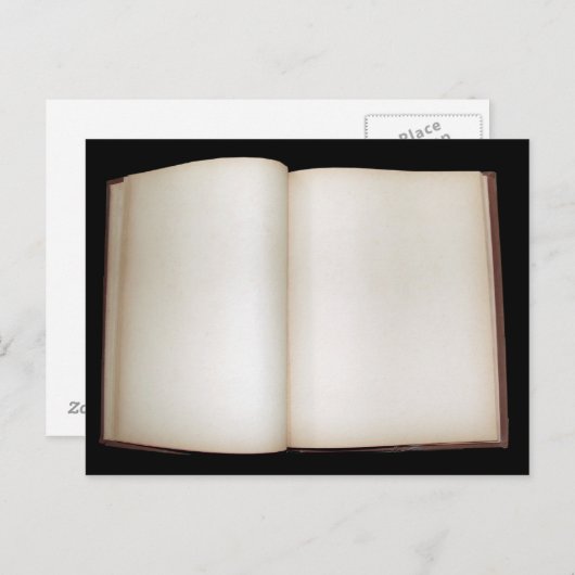 Blanco pagina's briefkaart (Voorkant / Achterkant)