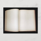 Blanco pagina's briefkaart (Voorkant)