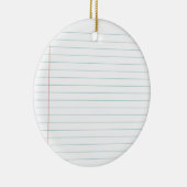 Blanco papier keramisch ornament (Rechts)