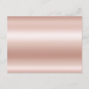 Blanco Pastel Roze Gouden Ombre Folie Briefkaart