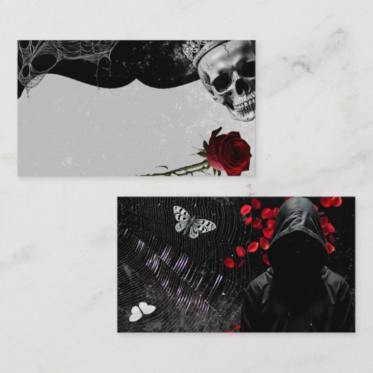 Blanco Place kaarten spookachtige Adeline Zade Mea Plaatskaartje (Voorkant / Achterkant)