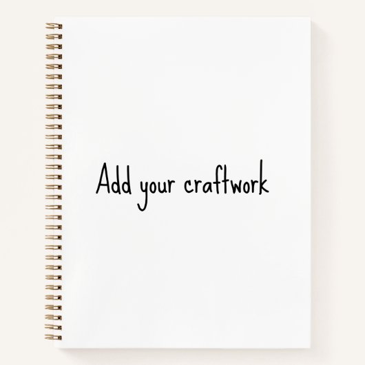 Blanco plakboek notitieboek (Voorkant)