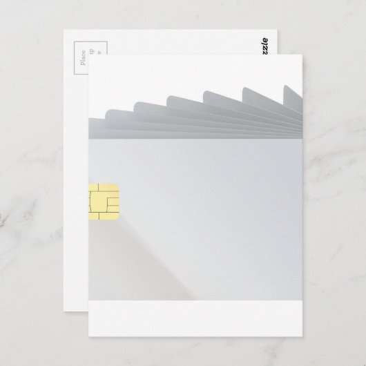 Blanco plastic kaarten met chip (Voorkant / Achterkant)