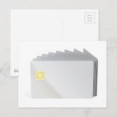 Blanco plastic kaarten met chip (Voorkant / Achterkant)