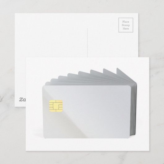 Blanco plastic kaarten met chip (Voorkant / Achterkant)