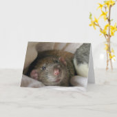 blanco rat Kaart (Gele Bloem)