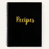 Blanco recept Journal Notitieboek (Voorkant)