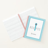 Blanco recept te schrijven kookboek notitieboek (Binnen)